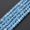Crackle Glass Beads Strands X-GLAA-S192-D-006C-1
