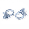 Transparent Acrylic Lobster Claw Clasps TACR-T023-01A-01-3