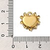 Ion Plating(IP) 304 Stainless Steel Pendant Cabochon Settings STAS-H225-08G-3
