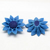 Handmade Polymer Clay 3D Flower Sunflower Beads CLAY-Q207-50mm-M-2