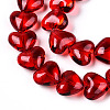 Transparency Glass Beads Strands X-GLAA-T023-13A-3