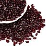 Picasso Spray Painted Glass Seed Beads SEED-T006-04-28-3