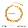 7.1MM Stainless Steel Curb Chain Bracelets for Unisex OZ3684-5-1