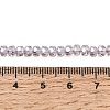 Electroplate Glass Beads Strands GLAA-Q105-03M-4