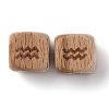 Natural Wood Constellation Beads WOOD-M002-11-3