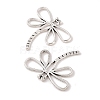 Dragonfly Tibetan Style Alloy Pendants X-TIBEP-R344-16AS-LF-2