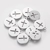 Non-Tarnish 304 Stainless Steel Charms STAS-Q201-T066-1