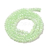 Baking Electroplate Glass Beads Strands X-DGLA-A039-J4mm-B10-2