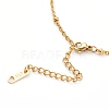 304 Stainless Steel Satellite Chain Anklets X-AJEW-AN00393-3