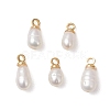 Natural Cultured Freshwater Pearl Rice Charms PALLOY-JF04868-1