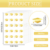 Graduation Caps Gold Foil Self-adhesive Stickers DIY-WH20001-13D-2