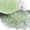 6/0 Inside Colours Glass Seed Beads SEED-A034-03E-1