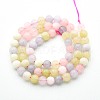 Natural Quartz Beads Strands G-N355-6mm-12-2