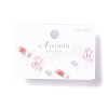 Bling Bear & Candy & Round Resin Stud Earrings Set for Girl Women EJEW-D278-13S-02-1
