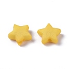 Opaque Acrylic Beads X-SACR-WH0002-07G-2