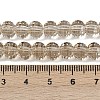Electroplate Transparent Glass Beads Strands EGLA-B011-08A-PL03-4
