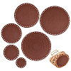 10 Pcs 5 Style Flat Round Felt Fabric DIY-PH0009-24C-1