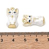 Alloy Enamel Pendants AL-CBA4262-02G-01-3