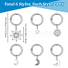 12Pcs 6 Style Alloy Shoes Charms HJEW-PH02120-4