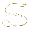Brass Snake Chains Necklace Making MAK-Q012-04G-2