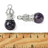Natural Amethyst Pendants G-C114-04P-12-3