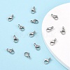 Tarnish Resistant Polished 304 Stainless Steel Lobster Claw Clasps STAS-R072-39A-4