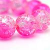 Baking Paint Crackle Glass Bead Strands CCG-S001-4mm-09-1
