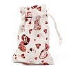 Christmas Theme Cotton Fabric Cloth Bag ABAG-H104-B03-1