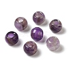 Natural Amethyst European Beads G-N342-03M-1
