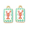 Printed Brass Pendants KK-CBAF9BC-16G-2