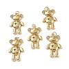 Brass Micro Pave Colorful Cubic Zirconia Pendants KK-E068-VF283-4