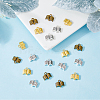 DICOSMETIC 150Pcs 3 Colors Alloy Charms FIND-DC0001-95-5