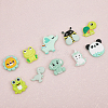 10Pcs 10 Styles Silicone Focal Beads SIL-CA0002-22-6