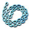Electroplated Synthetic Non-magnetic Hematite Beads Strands G-L613-Z01-03A-2