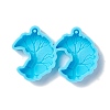 Moon with Tree of Life(Imitation Wire Wrapped Gemstone) Pendant Silicone Molds DIY-I088-05-2