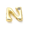 Rack Plating Brass Cubic Zirconia Beads KK-L210-008G-N-1