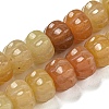 Natural Topaz Jade Beads Strands G-G142-A12-01-2