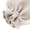 Cotton Cloth Packing Pouches Drawstring Bags ABAG-R011-8X10-01-2