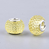 Resin Rhinestone European Beads RPDL-T002-03K-2