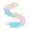 Transparent Painted Glass Beads Strands X1-DGLA-A034-T6mm-A21-1