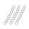 304 Stainless Steel Curb Chains Extender STAS-WH0032-02B-P-1