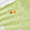 150Pcs Alloy Glue-on Flat Pad Bails TIBE-DC0001-26-5