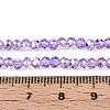 Transparent Glass Beads Strands EGLA-N016-3mm-03-4