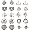Tibetan Style Alloy Pendants TIBEP-SC0001-05AS-1