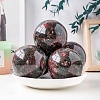 Natural Rhodonite Crystal Ball Display Decorations PW-WG27983-02-3
