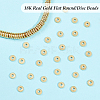 BENECREAT 150Pcs Brass Beads KK-BC0002-78-4