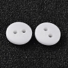 2-Hole Flat Round Resin Sewing Buttons for Costume Design BUTT-E119-36L-19-2