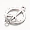 Tarnish Resistant 201 Stainless Steel Links connectors STAS-S059-22B-2