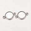 Alloy Cabochon Connector Settings PALLOY-A13117-AS-RS-2