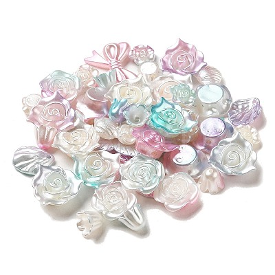 Opaque Acrylic Beads OACR-H039-03B-1